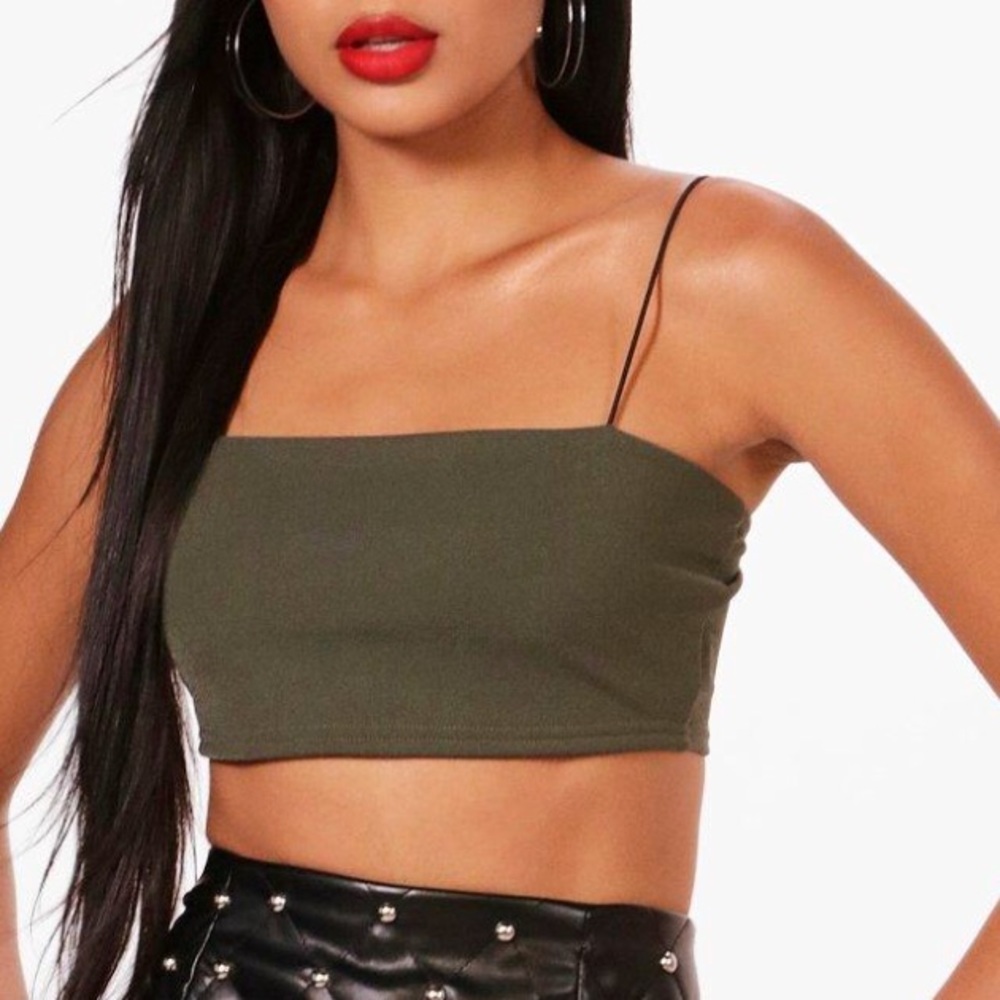 Square Neck Crop